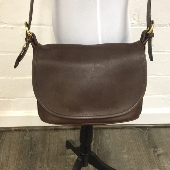 Coach Vintage Leather Crossbody in Brown - Picture 8 of 8